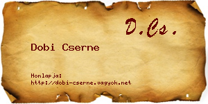 Dobi Cserne névjegykártya